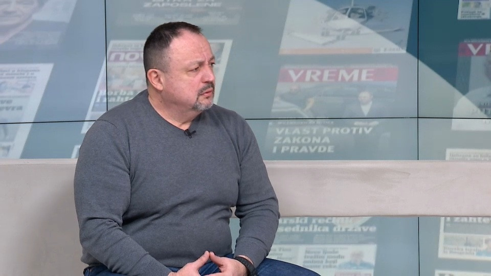 Kolumnista Radara Predrag Simonović (foto: snimak ekrana N1)