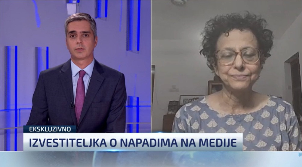 Izvestiteljka UN u razgovoru sa novinarom N1 (foto: snimak ekrana N1)