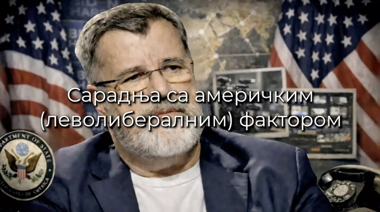 Foto: snimak ekrana video pamfleta Centra za društvenu stabilnost